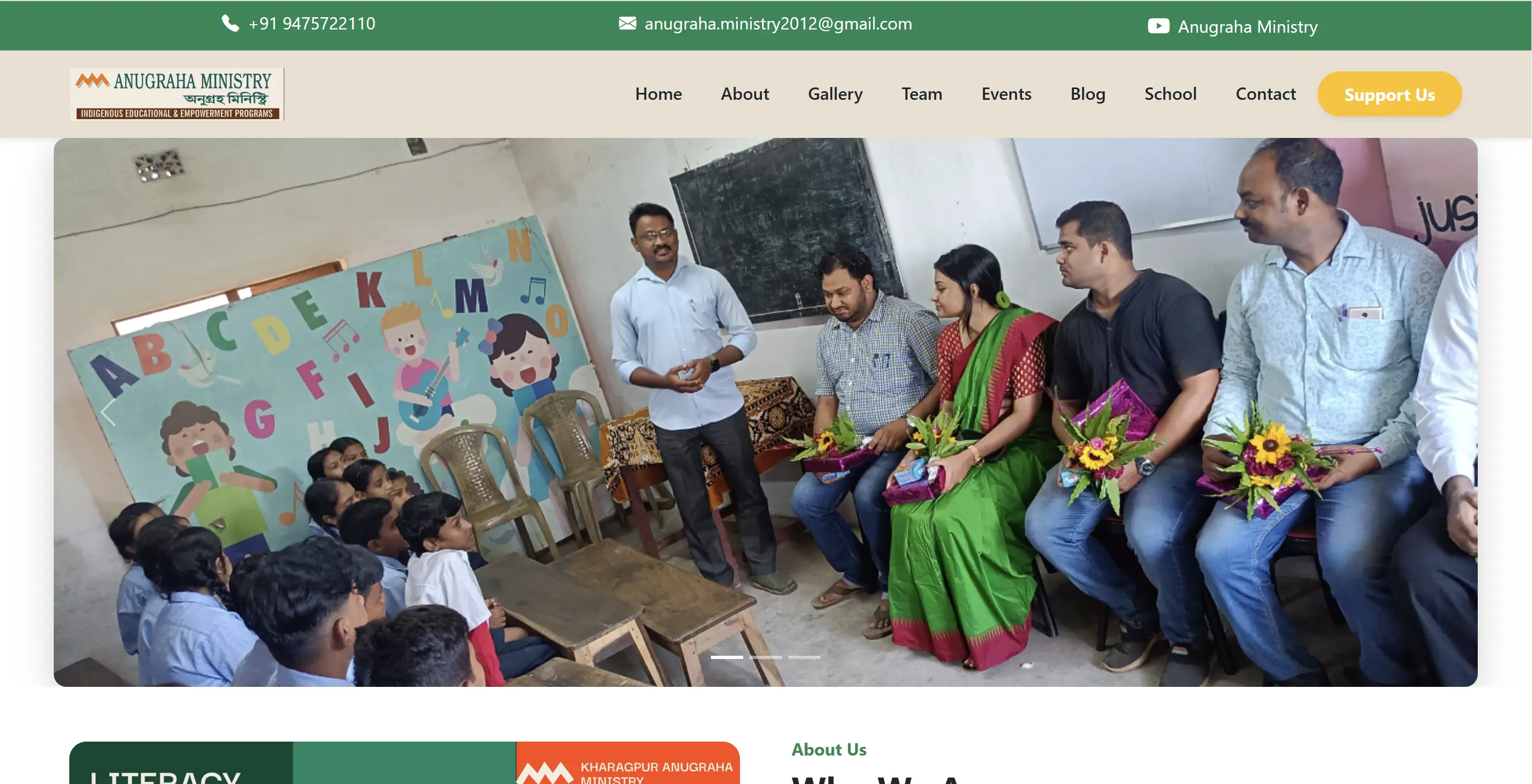 Anugrah Ministry Website