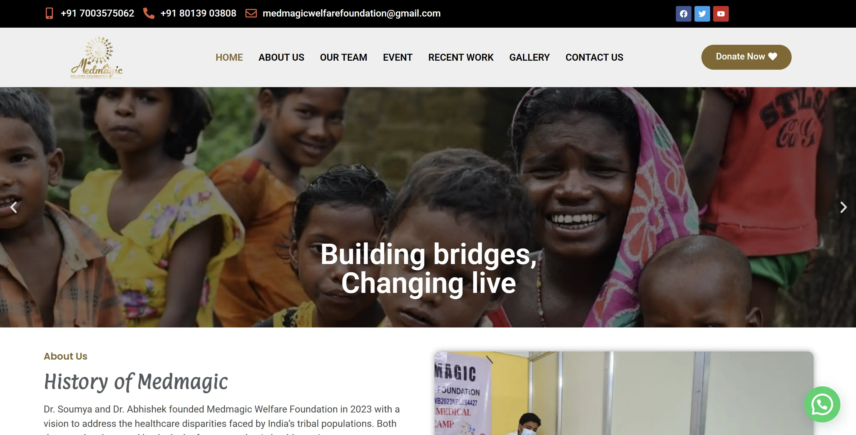 NGO & Foundation Website Design Showcase