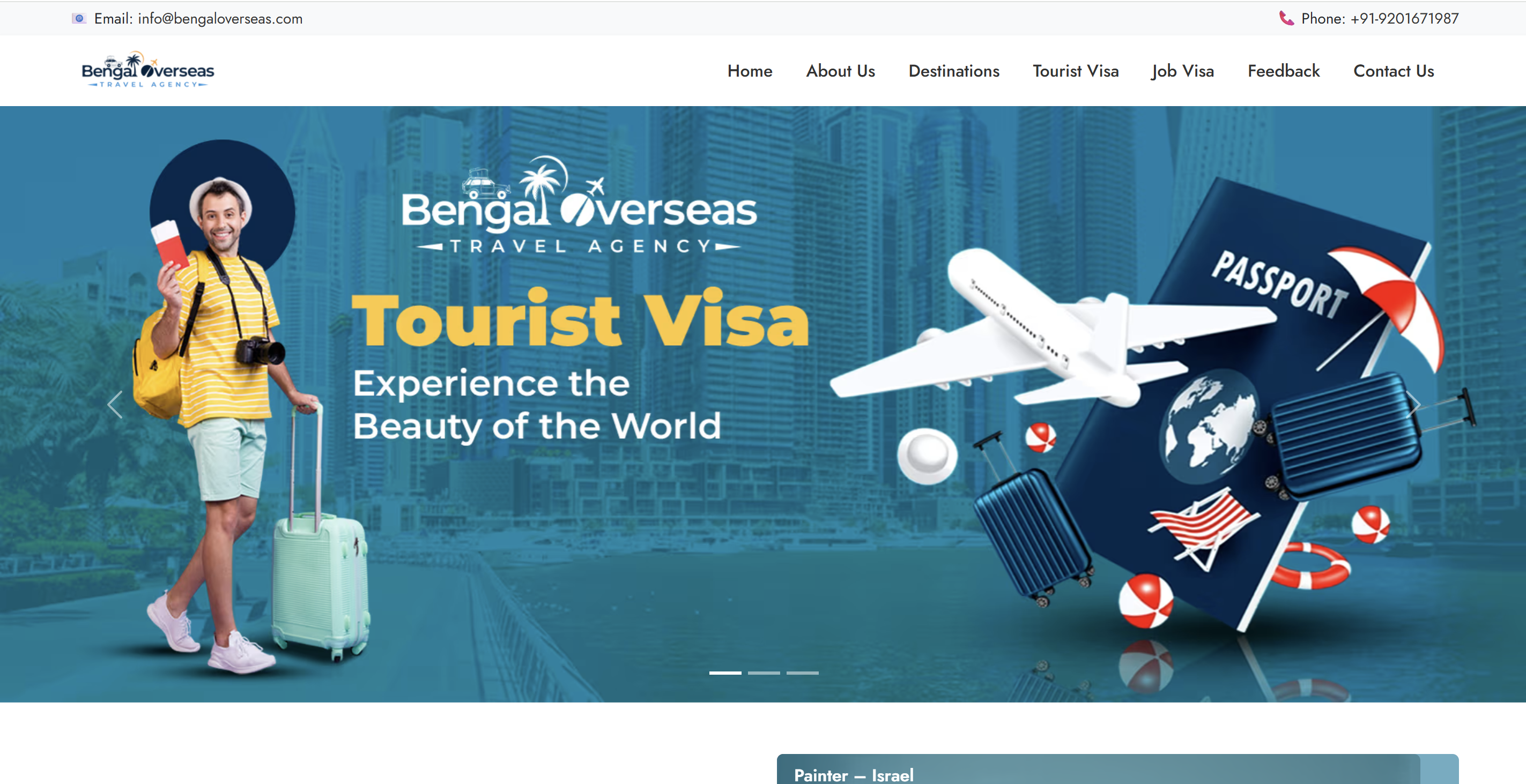 Bengal Overseas Travel Website
