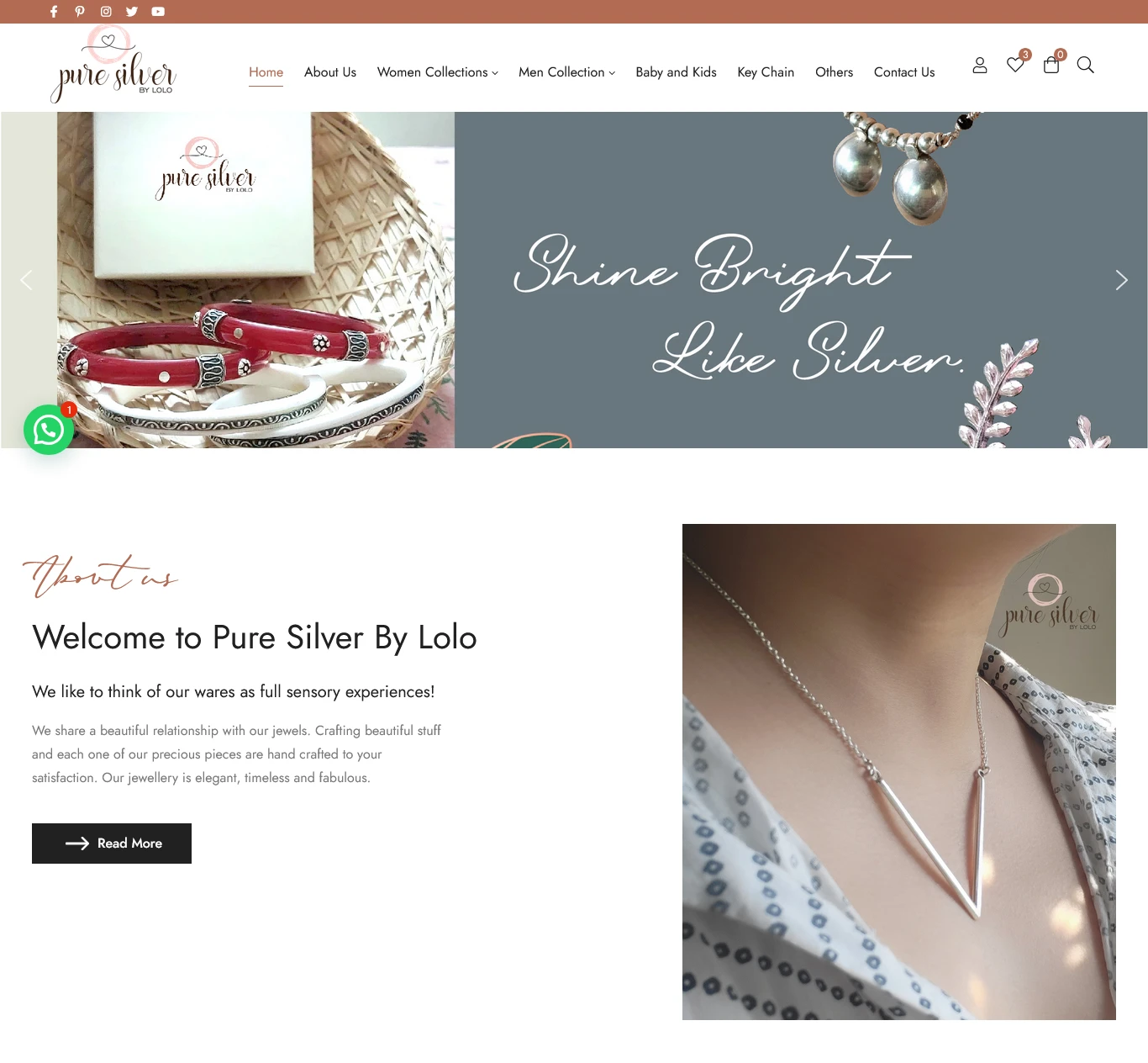 Jewellry Website Design Showcase