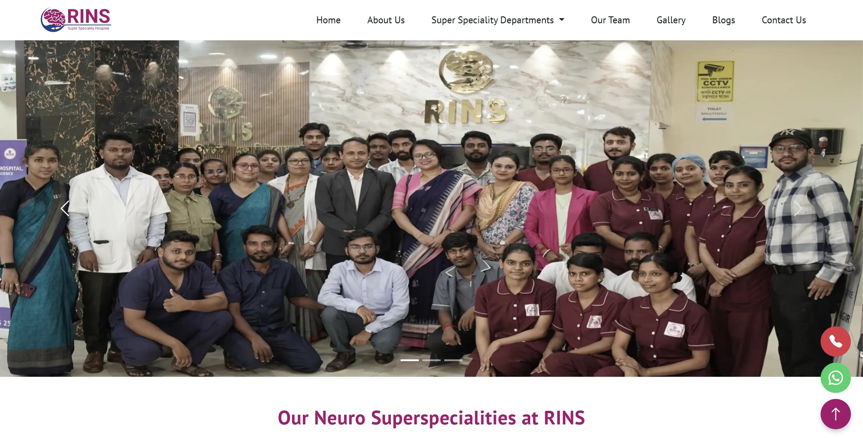 RINS Neuro Superspeciality Website